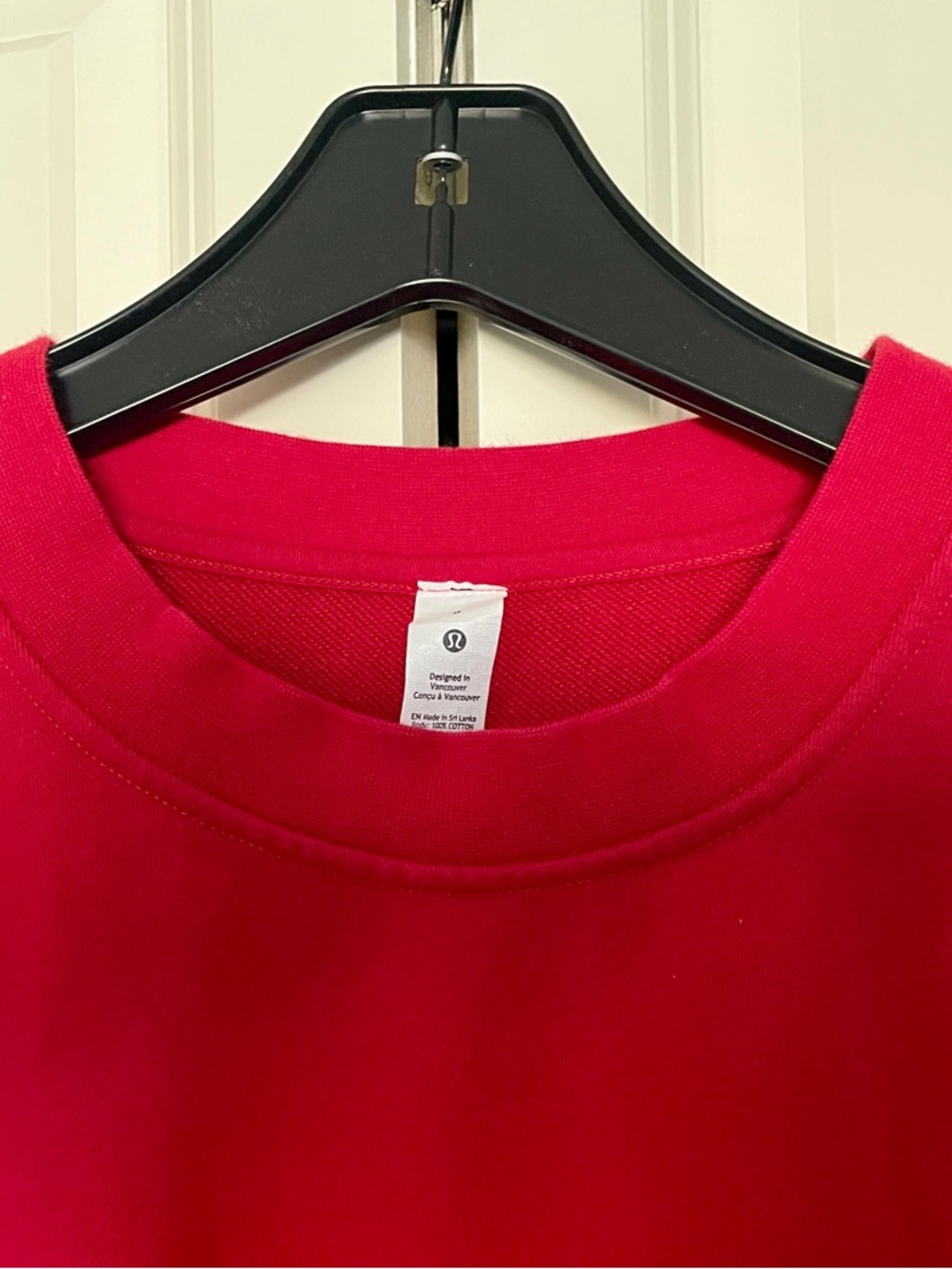 Lululemon Perfectly Oversized Sweatshirt - Red Size 8 - Great Condition - Picture 2 of 2